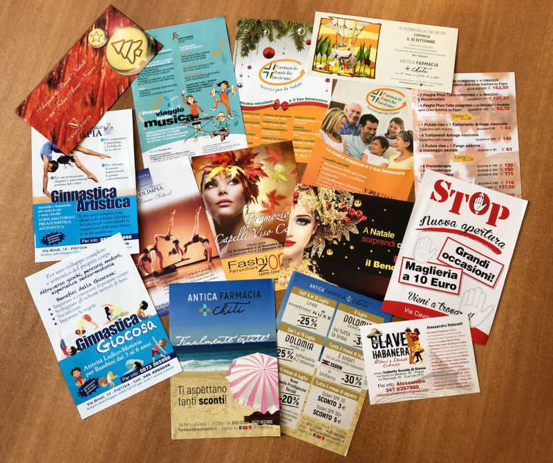 Volantini e cartoline progettazione e stampa